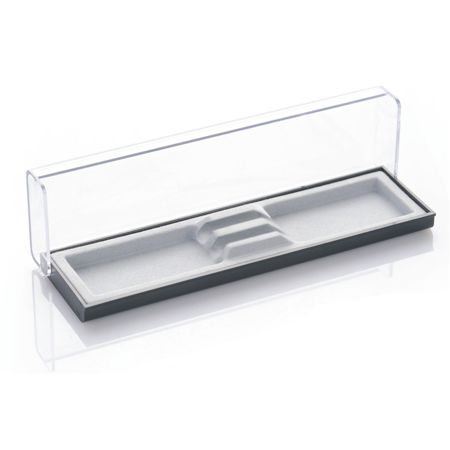 Coffret transparent pour 2 stylos